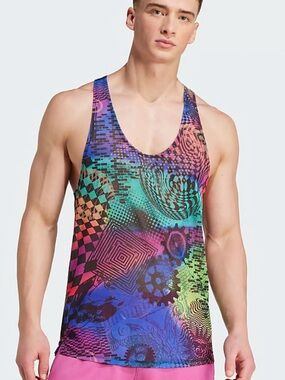 NWT Adidas X Jeremy Scott Allover Print Tank Top